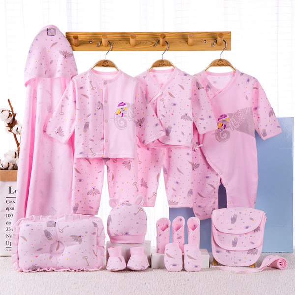 Cotton Baby Clothes Emotion Moms 19 pcs Newborn girls boys 0-6months infants baby clothes girl boys clothing baby gift set