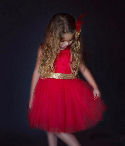 Children Kids Baby Girls Dress Stars Sequins Tulle Bow Toddler Tutu One Piece Dress 1-6 Years