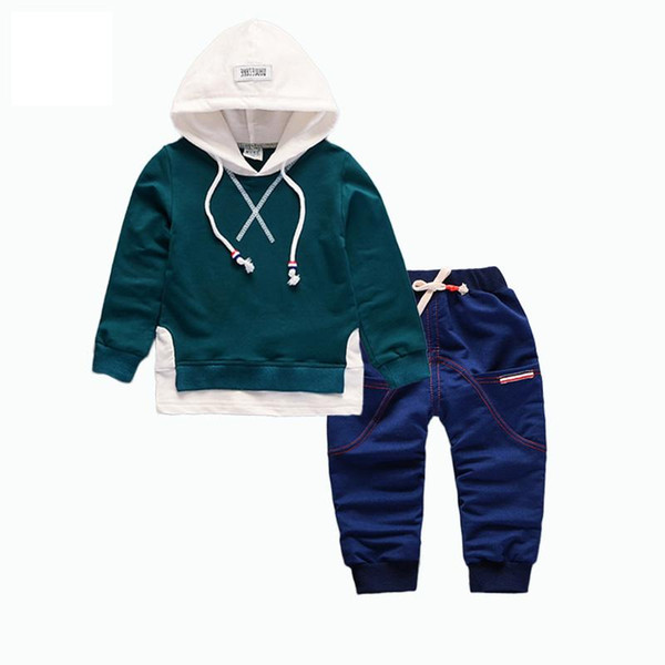 brand clothes Kids Garment 2018 Spring Autumn Children Boys Girls Clothing Suits Baby Full Sleeve Hoodies Pants 2Pcs/Sets Toddler Tracksuits