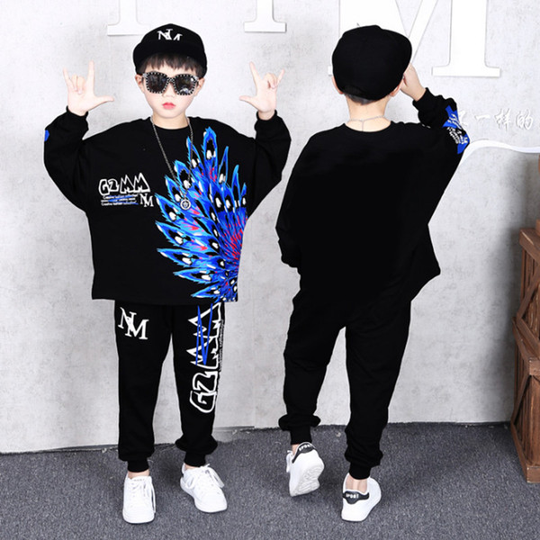 Boys Kids Clothes 2019 Spring Autumn Cartoon Pants 2Pcs Suits Tracksuits Children Boys Girls Style Clothing Sets