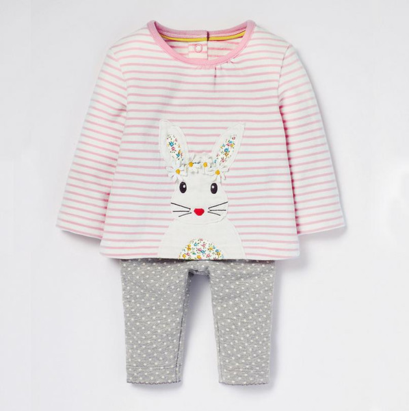 Ins New born baby girl clothes sets kids gift girls clothes clothing tracksuits tracksuit for boy toddler child suits Made In China factory