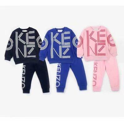 2019 New classic Luxury Designer Baby t-shirt jacket Pants Two-piec 2-9 years olde Suit Kids fashion Children's 2pcs Cotton Clothing Sets