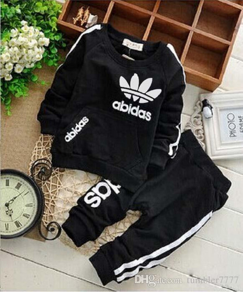 Baby Boys And Girls Suit Brand Tracksuits 2 Kids Clothing Set Hot Sell Fashion Spring Autumn Children's Dresses Long Sleeve