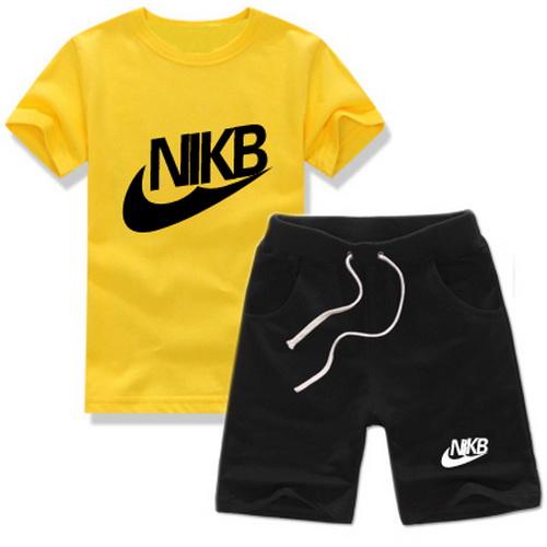 20183 colors summer Brand kids clothes set boys sport suit children short-sleeve T-shirt+shorts pant girls clothing jogging tracksuit