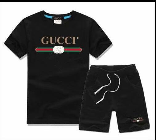 Baby Boys And Girls Designer T-shirts And Shorts Suit Brand Tracksuits 2 Kids Clothing Set Hot Sell Fashion Summer Children's T5234