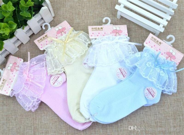 Hot Thin summer Baby Girls Lace Socks kids Toddler Kids Cotton lace ruffle Princess Mesh Socks children's ankle short sock Breathable