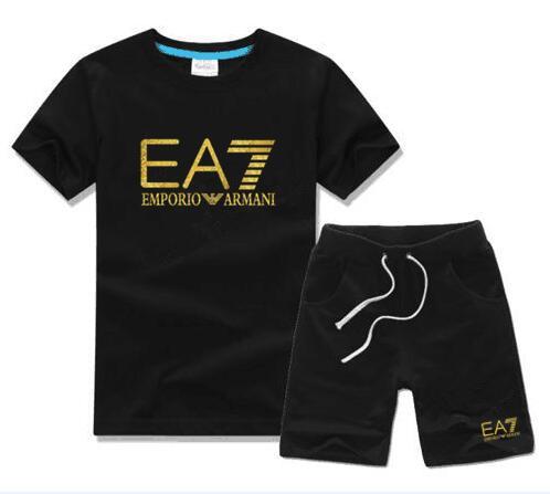 sale HOT boy Kids Sets Kids T-shirt And Pant Children Cotton Sets Baby Boys Girls Summer Suit Baby Sport Suit AMN01-2