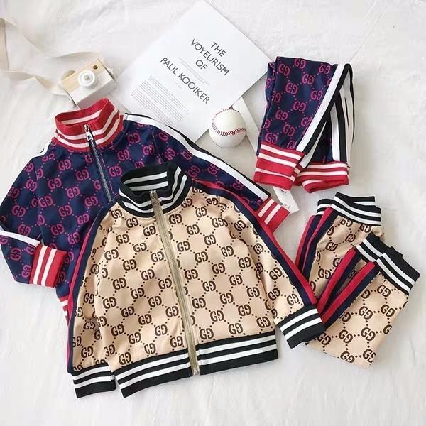 Autumn In Child Pullover Spelling Coloured Sleeves Circle Material Will Letter Baby Clothing Set boys children sets girl suits