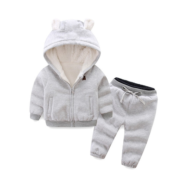 good quality kids girls clothes sets spring winter baby girl cotton hooded tops+pants girl outfit suit children tracksuit clothing