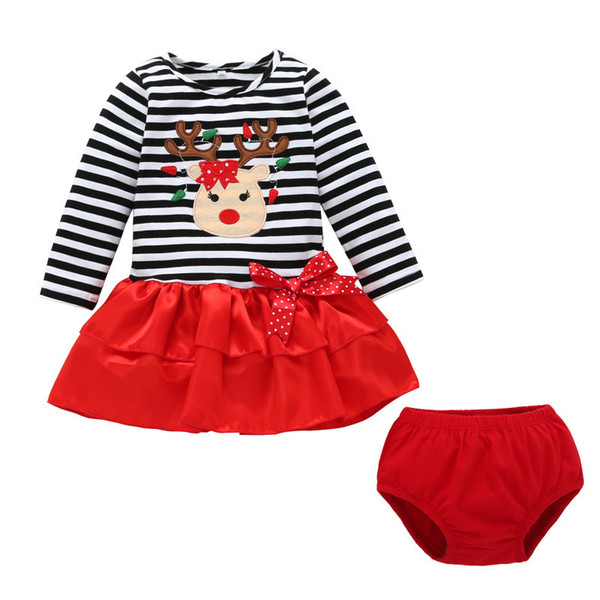 quality spring autumn girls fashion sets children cotton long sleeve cartoon tops+pp pants 2pcs clothes stes kids baby clothing