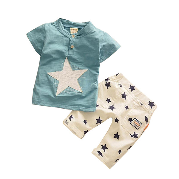 quality summer kids boys clothing sets cartoon stars clothes suits casual boys clothes sets tracksuit clothing for boys