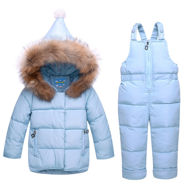 quality winter girls clothing sets casual down jackets kids girls snowsuit winter warm suits infant girls outerwear outfits