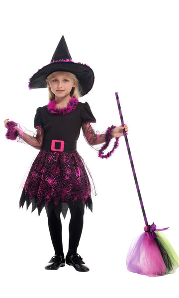 Shanghai Story Little Purple Witch Dresses Halloween Cosplay Witch Costume