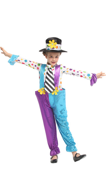 Shanghai Story Halloween Costume for Kids Girl Clown Cosplay Fancy Party Costume