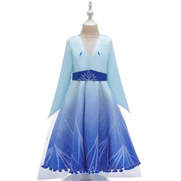 Girls Cartoon Cosplay Dresses Kids Cosplay Party Dress Princess Dresses Kids Designer Costume Long Sleeve Set 3-9T 04