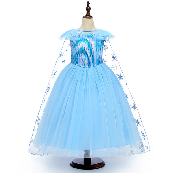 Girls Cosplay Dresses Kids Cosplay Mesh Lace Party Dress Princess Dresses Yestidos Kids Designer Costume Above 3T 04