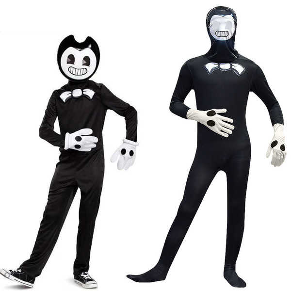 Bendy and the Ink Machine Kids Cosplay Costume Clothing For Halloween Party