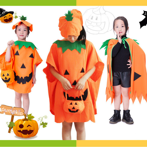 Halloween Kids Boys Clothing Cosplay Pumpkin Clothes Cloak Children Costumes Infant Boys Girls Clothes Holiday Wear