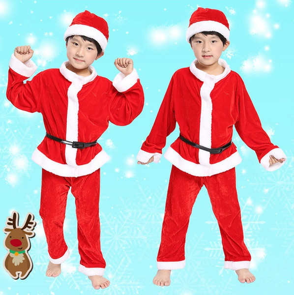 The new Childrens Christmas Clothing Children Christmas Clothing Europe and the Elderly Boys And Girls Clothes Costume behalf