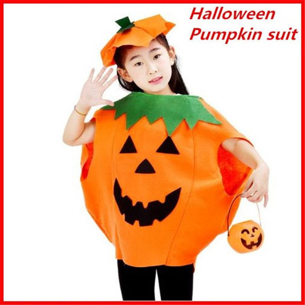 Chic halloween dress costumes adult kid halloween decorations pumpkin Suit Clothing cap Pumpkin halloween dress ouc2003