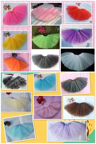 Baby Infant Tutu Skirt Kids Toddler Tulle Skirts 3 Layers Fluffy Tutus Baby Birthdays Tutu Pettiskirt