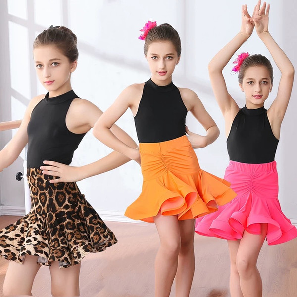 Girls Carnival Jazz dancewear costume Kids Modern Latin Ballroom Party Dancing Dress Child Dancing dress wear clothes For Girls