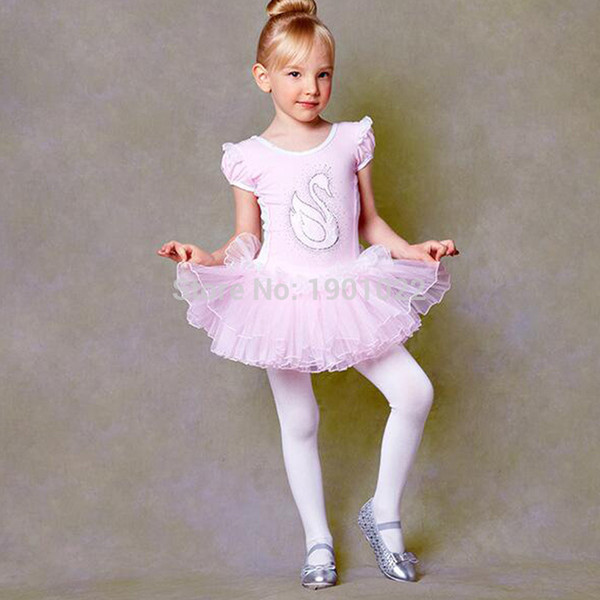 Girls Baby's Ballet dancewear Costume chidren's ballet Tutu Skirt Kids Party Leotards Dance Dress Girls Baby's Ballet dancewear Costume