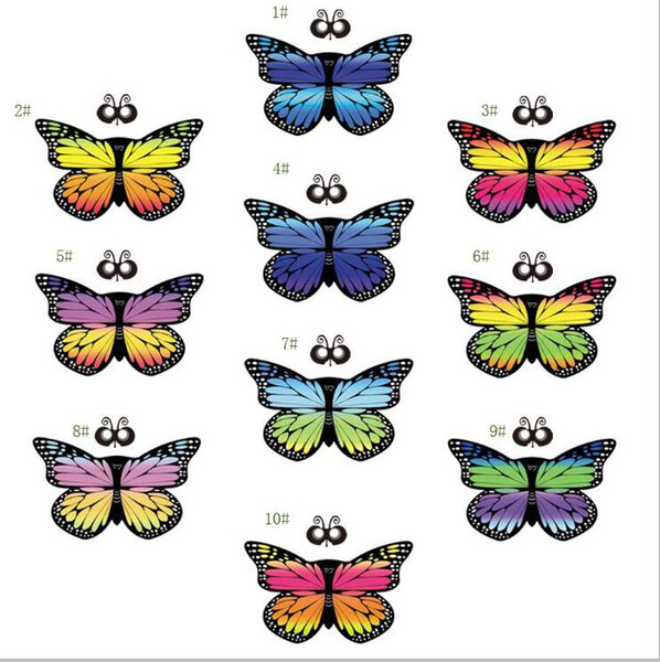 Fabric Wings WB Butterfly Cape with Mask and headband 2 pcs set for Kids Christmas Halloween Cosplay Prop Costume