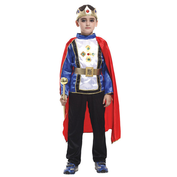 Shanghai Story Retail 4 size new boys halloween arab king cosplay costumes Prince suit for kids full children's costume