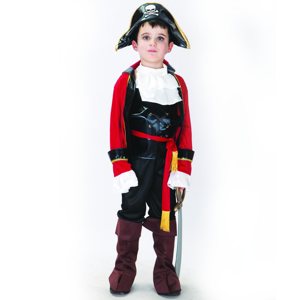 Shanghai Story Children pirate cosplay costume role playing costume boys party clothes Christmas costumes for kids