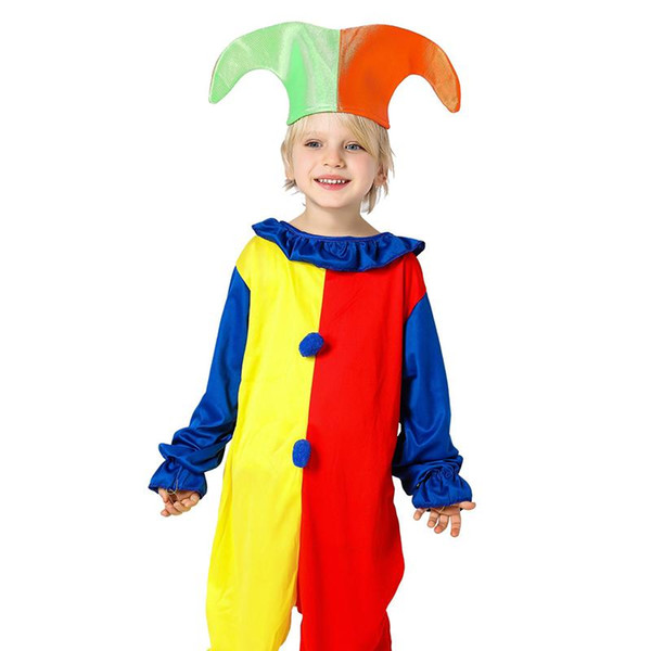 Kids Clothing Baby Clothes Baby Boy Clothes Boys Clothes New Harlequin Costume Kids Clown Halloween Fancy Dresses Cosplay Hot Fashion Set