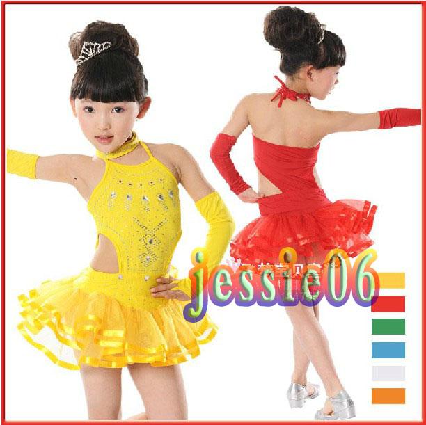 New children's Latin dance clothes girls dress children dance Latin dance costumes children clothing