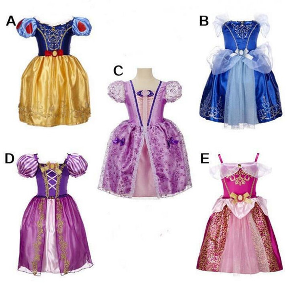 Hot Summer European and American girls fashion dress children's dress princess dress stage performance clothing free shipping