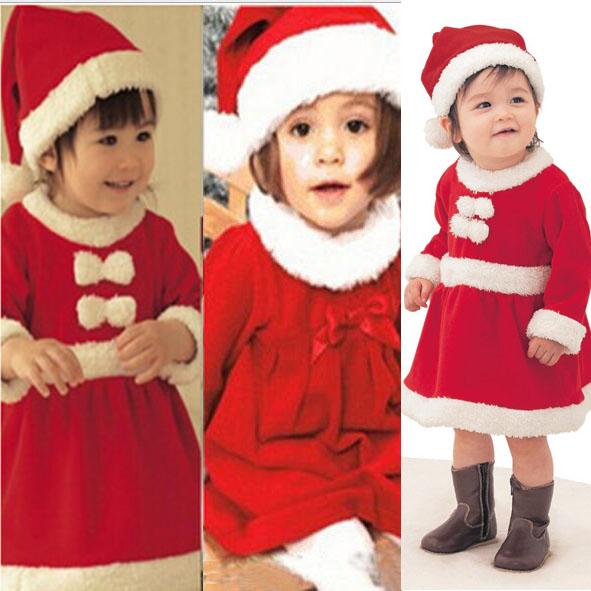 2016 Christmas Gifts Baby girls Rompers Kids Clothes Long Sleeve One-Piece Clothing Baby Christmas Rompers with Hats Newborn Baby Rompers