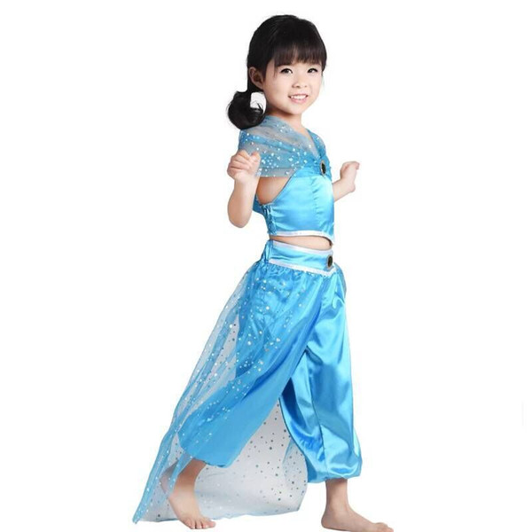 hot selling design Aladdin Performance clothing suit Cosplay Costume children kids clothes set