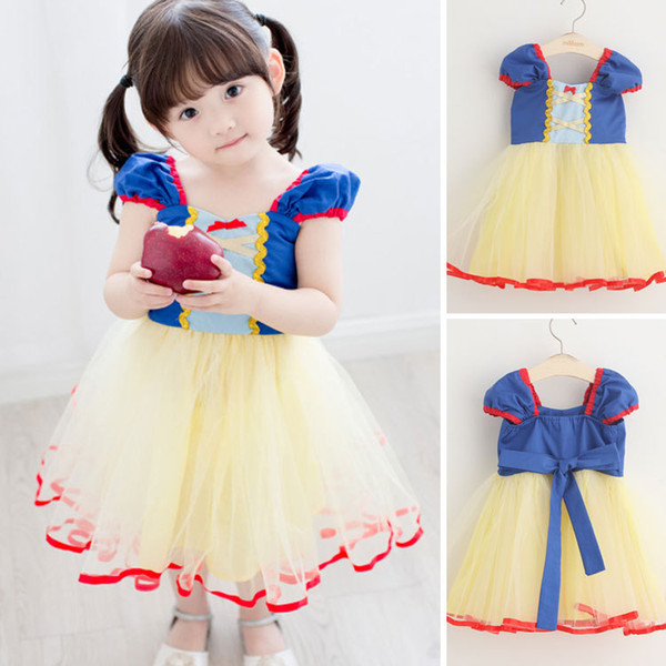 Snow White Dress Girls Dress Christmas Ball Costumes