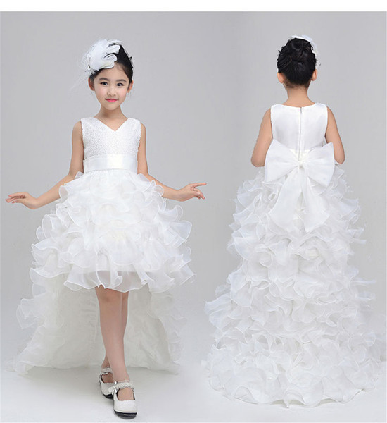 Children Clothing Girl Kids Clothes Lace Flower Girls Dress For Wedding Events Party Baby Girl Birthday Dress Frocks Ceremonies