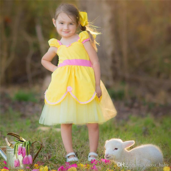 2-6 Years Girls Summer Dress Children Fancy Princess Ball Gown Wedding Clothes Kids Girl Birthday Party Costume Vestido Infantil