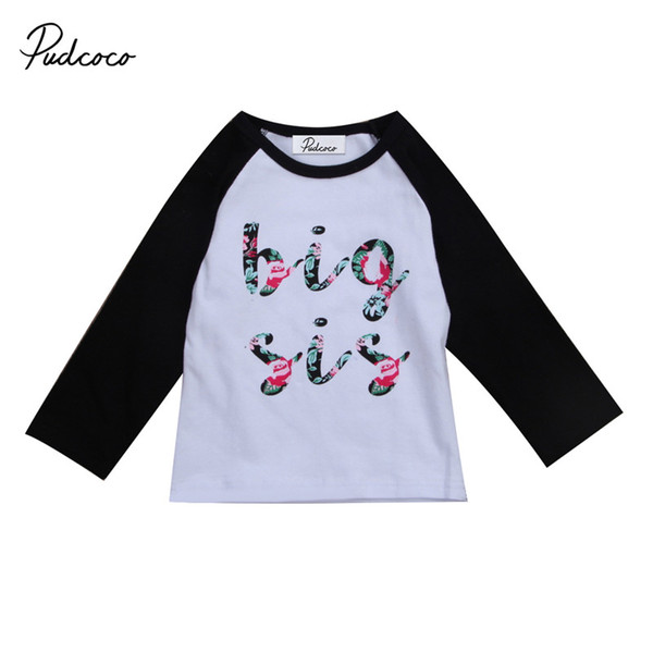 children clothes spring autumn Baby Kids Girl Little Big Sister Match Clothes Outfits T Shirt Family Matching Outfits