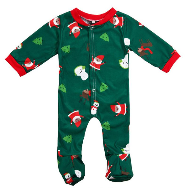 Family Kits Mom Dad Baby Family Christmas Pajamas Home Sleepwear Set New Year Cartoon Print Family Matching Outfits