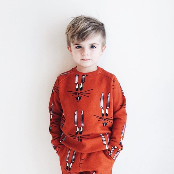 Kids Clothes Sets 2017 Winter Hugolovestiki Red Rabbit Boys Girls Clothing Newborn Baby Romper Jumpsuit Family Matching Outfits