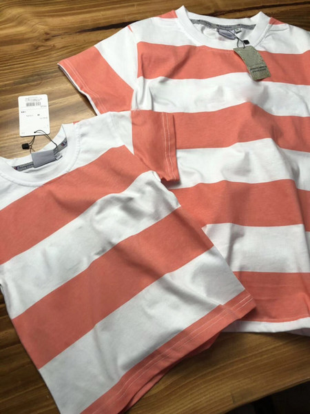 Matching Family Clothing Fashion Mother Daughter Clothes Striped T shirt Shorts Family Matching Outfits Father Son Clothes Set