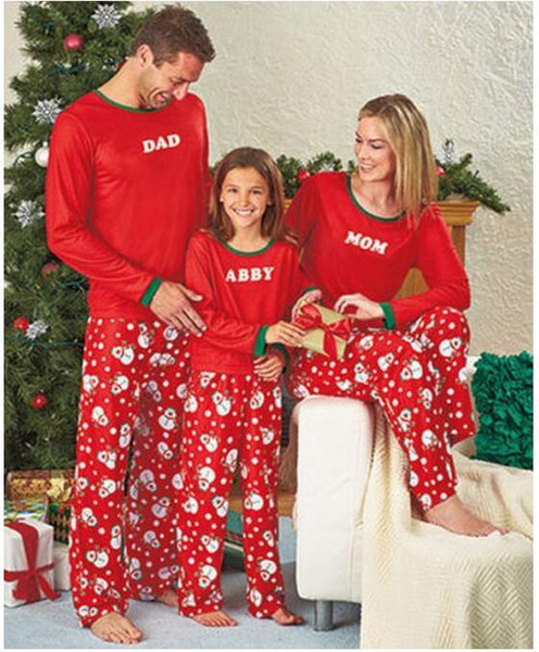 2017 Christmas Pajamas Family Matching Clothes Dad Mother Daughter Clothes Father Son Mon Baby Outfits Family Look Sets New Year Gifts