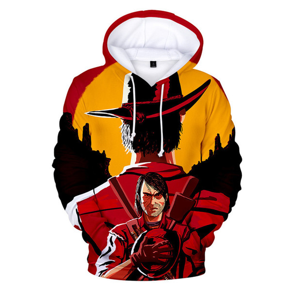 RED DEAD REDEMPTION 2 3D Printed Hoodies Women/Men Long Sleeve Fashion Hooded Sweatshirts Teens Kids Family Matching Casual Wear