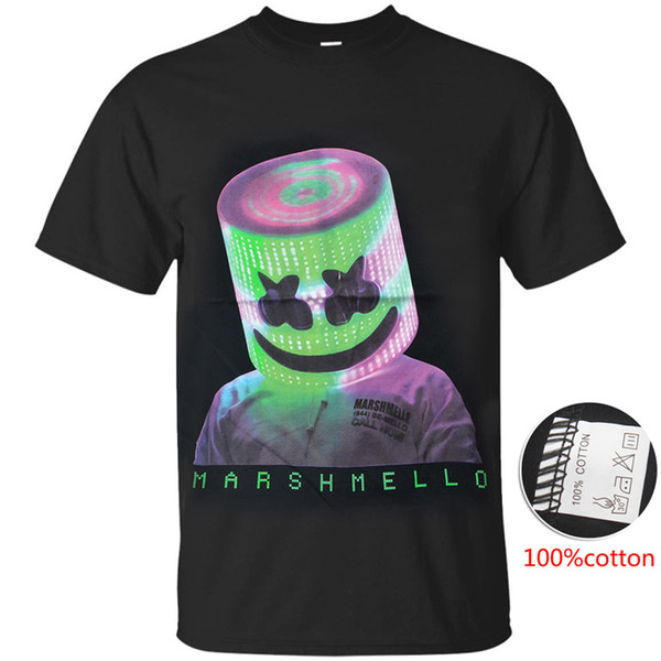 Spiderman DJ Marshello Printed 100% Cotton T-shirts 5 designs Big Kids Teenagers mens designer t shirts family matching outfits DHL SS206