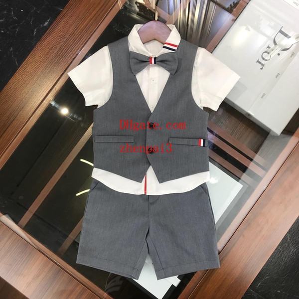 2018 Summer children clothes sets Brother and sister Parent-child Fashion small suit