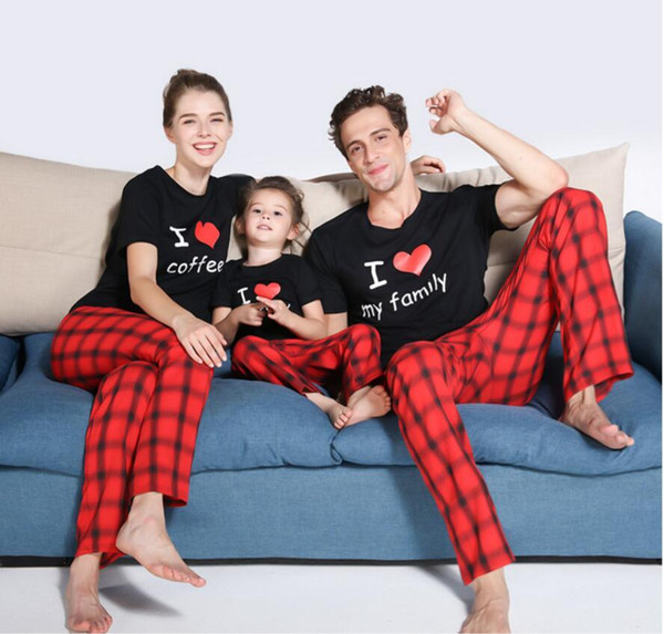 Newest Arrivals Hot Family Matching Christmas Pajamas Set Adult Kids Sleepwear Nightwear Adorable Matching Outfits Home Clothes