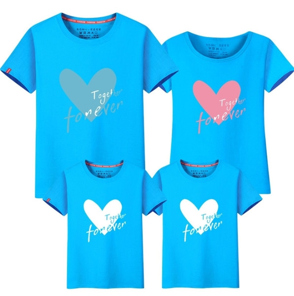 Sons Girls Family T-shirts 2019 New Summer Family Short Sleeve Cartoot T Shirt Mom Dad Clothes Cotton Mother Kids Clothing Fy059