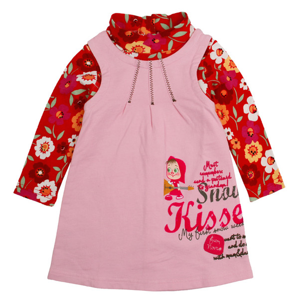 girl dress children clothing cartoon kids dress for baby girls long sleeves nova kids brand girls party princess dresses