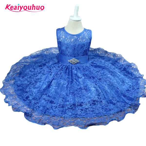 Girl Party Princess Baby Children Summer Sleeveless Dress Girl Wedding Dress Lace FlowerKids Girls Dress Size 2 4 6 8 10 12 Year